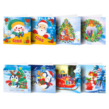 Kerstkaarten 8 Stuks